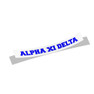  Alpha Xi Delta Long Window Sticker 