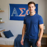 Alpha Sigma Phi 3 X 5 USA Flag