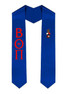 Beta Theta Pi Greek Lettered Graduation Sash Stole With Crest