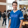 DISCOUNT-Beta Theta Pi Jersey With Greek Applique Letters