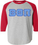  DISCOUNT- Beta Theta Pi Lettered Raglan T-Shirt 