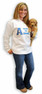  Fraternity & Sorority Hand-Sewn Twill Greek Letter Crewneck Sweatshirt 