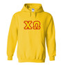  Chi Omega Discount Twill Hooded Sweatshirt 