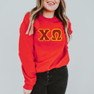  Chi Omega Lettered Long Sleeve Shirt 