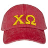  Chi Omega Lettered Premium Pastel Hat 