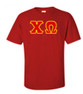  Chi Omega Lettered Shirts 