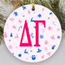 Printify Sorority Holiday Cheer Ornament 