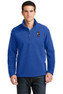  Fraternity & Sorority Crest Quarter Zip Fleece Pullover 