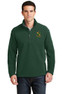 Fraternity & Sorority Crest Quarter Zip Fleece Pullover 