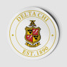  Delta Chi Circle Crest - Shield Decal 