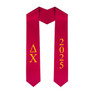  Delta Chi Greek Lettered Graduation Sash Stole With Year - Best Value 