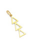 TCS Delta Delta Delta Greek 14K Solid Gold Lavaliere 