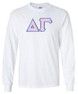  DISCOUNT Delta Gamma Lettered Long Sleeve Tee 