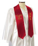 Delta Kappa Epsilon Embroidered Graduation Sash Stole