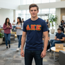 Delta Kappa Epsilon Lettered T-Shirt
