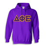  DISCOUNT Delta Phi Epsilon Lettered Hooded Sweatshirt - Best Value 
