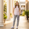 Delta Phi Epsilon Lettered Joggers (3" Letters)