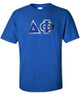  Delta Phi Custom Twill Short Sleeve T-Shirt 