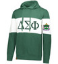  Delta Sigma Phi Ivy League Hoodie W Crest On Left Sleeve 