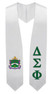 Delta Sigma Phi Super Crest - Shield Graduation Stole