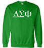  Delta Sigma Phi Lettered World Famous Greek Crewneck 
