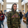 DISCOUNT-Delta Tau Delta Camo Pullover Hooded Sweatshirt