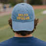 Delta Upsilon Pigment Dyed Baseball Cap