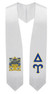  Delta Upsilon Super Crest - Shield Graduation Stole 
