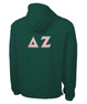 Delta Zeta Tackle Twill Lettered Pack N Go Pullover