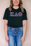 DISCOUNT alpha Kappa Delta Phi Lettered Tee