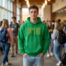 FARMHOUSE Fraternity Crest - Shield Twill Letter Hooded Sweatshirt