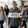 FIJI Fraternity - Phi Gamma Delta Ivy League Hoodie W Crest On Left Sleeve