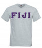 DISCOUNT- FIJI Fraternity Lettered V-Neck T-Shirt