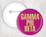 Gamma Phi Beta Sorority Buttons 4-Pack