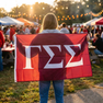 Gamma Sigma Sigma Big Greek Letter Flag