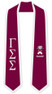  DISCOUNT-Gamma Sigma Sigma Greek 2 Tone Lettered Graduation Sash Stole 