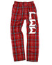  Gamma Sigma Sigma Pajamas -  Flannel Plaid Pant 