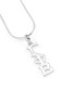 Gamma Phi Beta Sterling Silver Lavaliere Pendant