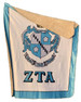 Greek Crest Sherpa Lap Blanket