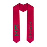 Greek Lettered Graduation Sash Stole With Year - Best Value