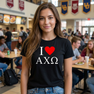 I Love Alpha Chi Omega T-Shirts