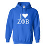  I Love Zeta Phi Beta Hooded Sweatshirt 