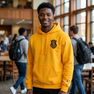 DISCOUNT-Iota Phi Theta Crest - Shield Emblem Hooded Sweatshirt