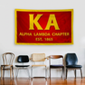 Kappa Alpha 3 x 5 Flag