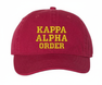 Kappa Alpha Pigment Dyed Baseball Cap