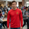 DISCOUNT-Kappa Alpha Fraternity Crest - Shield Longsleeve Tee