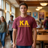 Kappa Alpha Greek Custom Comfort Colors Heavyweight T-Shirt