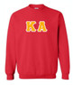  Kappa Alpha Lettered Crewneck Sweatshirt 