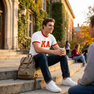DISCOUNT- Kappa Alpha Lettered Ringer Shirt