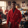 Kappa Alpha Psi Fraternity Lettered Bathrobe
